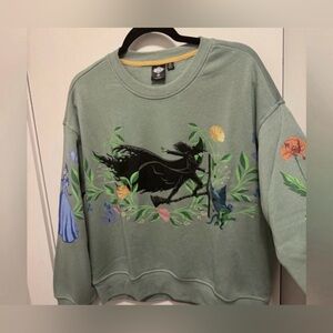 Wicked For Good Target Graphic Pullover Sweatshirt - Sage Green NEW MEDIUM NWT